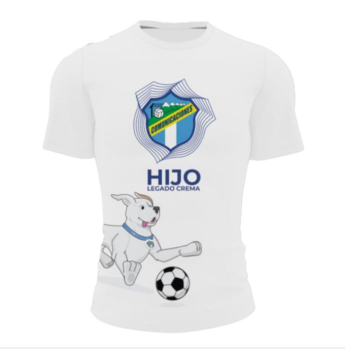 Playera blanca hijo Comunicaciones