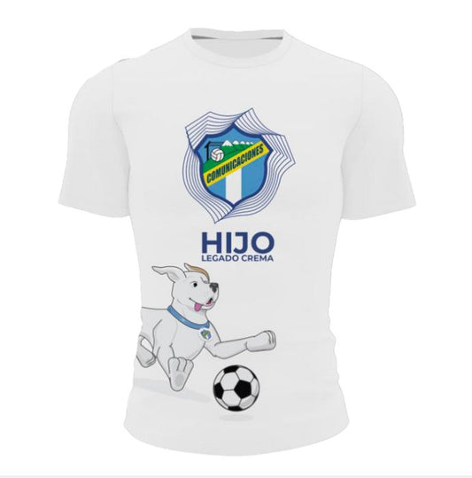 Playera blanca hijo Comunicaciones