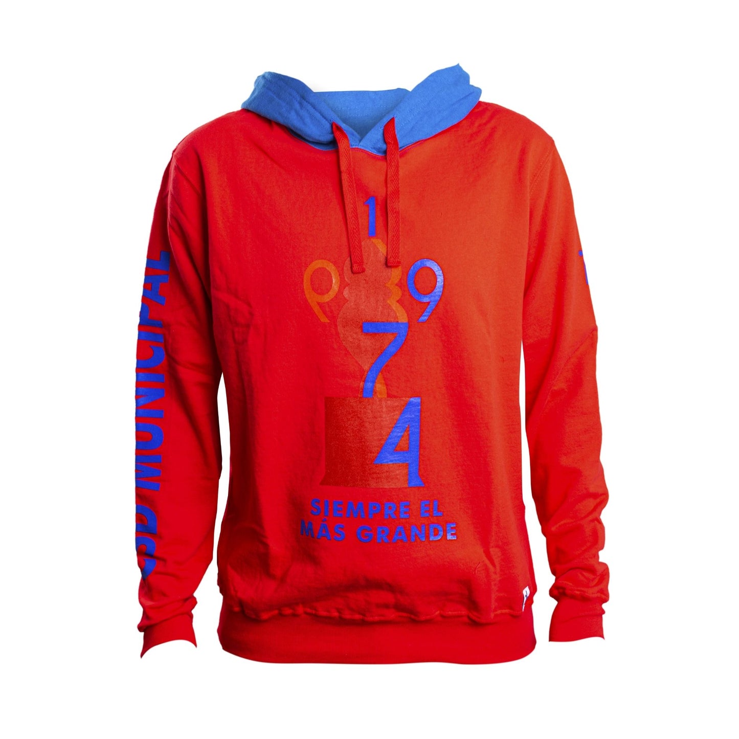 Hoodie Adulto Rojo/Azul "Trofeo"